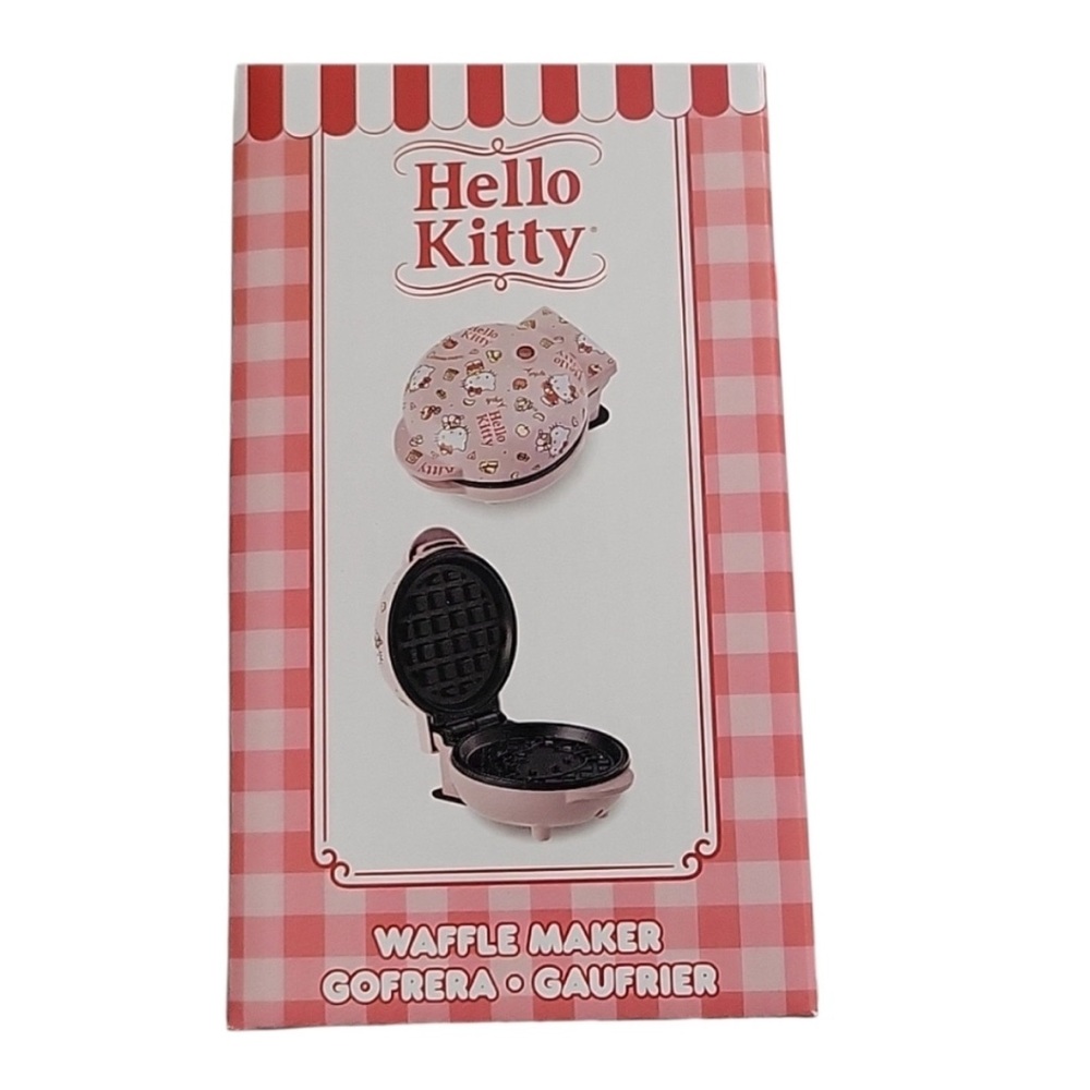 New In Box Hello Kitty Single Waffle Maker - Picture 3 of 4
